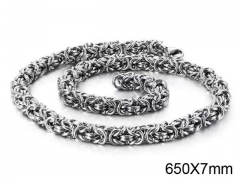 HY Wholesale Chain Jewelry 316 Stainless Steel Necklace Chain-HY0150N1009