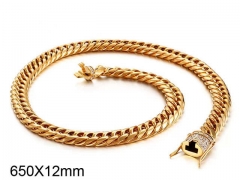 HY Wholesale Chain Jewelry 316 Stainless Steel Necklace Chain-HY0150N0765
