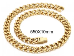 HY Wholesale Chain Jewelry 316 Stainless Steel Necklace Chain-HY0150N0153