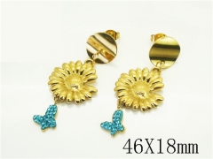 HY Wholesale Earrings 316L Stainless Steel Earrings Jewelry-HY92E0226HJS