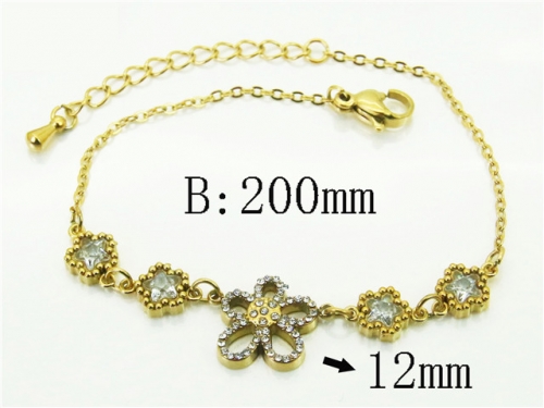 HY Wholesale Bracelets 316L Stainless Steel Jewelry Bracelets-HY32B1055HSL