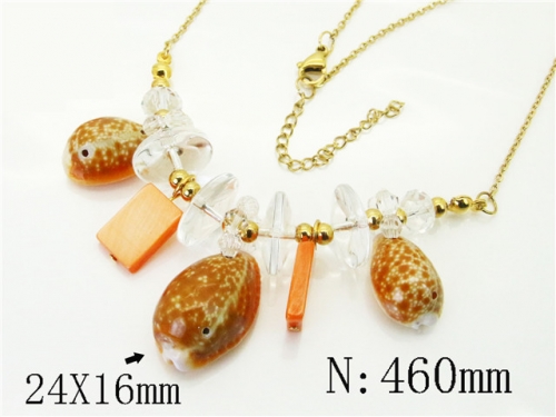 HY Wholesale Stainless Steel 316L Jewelry Necklaces-HY92N0526OR