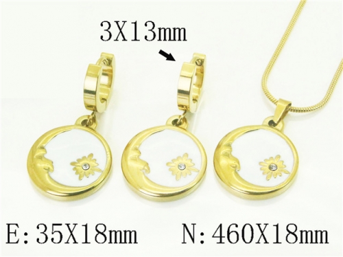 HY Wholesale Jewelry Set 316L Stainless Steel jewelry Set-HY32S0125HKE