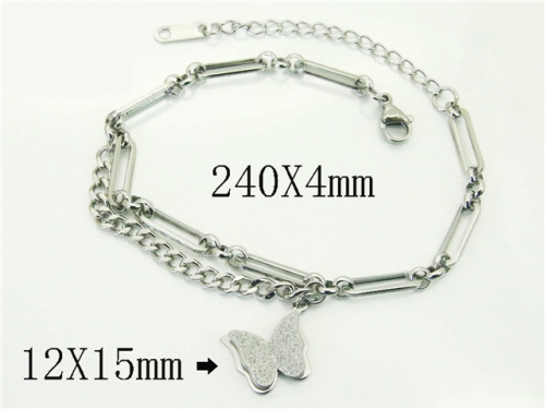 HY Wholesale Bracelets 316L Stainless Steel Jewelry Bracelets-HY19B1188OR