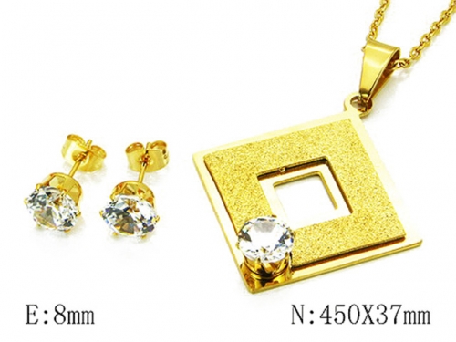 HY Wholesale Jewelry Set 316L Stainless Steel jewelry Set-HY12S0765HWW