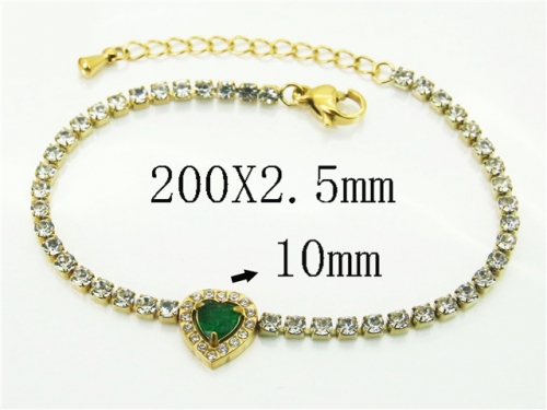 HY Wholesale Bracelets 316L Stainless Steel Jewelry Bracelets-HY32B1057HAA