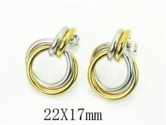 HY Wholesale Earrings 316L Stainless Steel Earrings Jewelry-HY80E1066ML