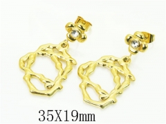 HY Wholesale Earrings 316L Stainless Steel Earrings Jewelry-HY80E1067OL