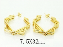 HY Wholesale Earrings 316L Stainless Steel Earrings Jewelry-HY80E1054NW