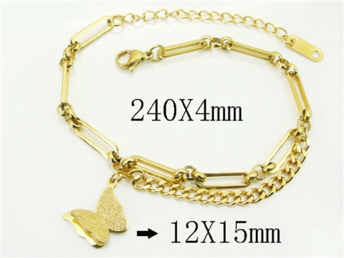 HY Wholesale Bracelets 316L Stainless Steel Jewelry Bracelets-HY19B1189PQ