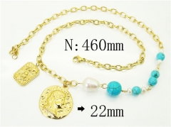 HY Wholesale Stainless Steel 316L Jewelry Necklaces-HY92N0534HNE
