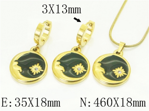 HY Wholesale Jewelry Set 316L Stainless Steel jewelry Set-HY32S0126HKA