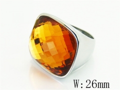 HY Wholesale Rings Jewelry Stainless Steel 316L Rings-HY15R2795HNR