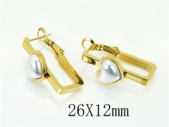 HY Wholesale Earrings 316L Stainless Steel Earrings Jewelry-HY80E1051NLE