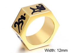 HY Wholesale Popular Rings Jewelry Stainless Steel 316L Rings-HY0150R0307