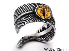 HY Wholesale Popular Rings Jewelry Stainless Steel 316L Rings-HY0150R0391