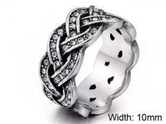 HY Wholesale Popular Rings Jewelry Stainless Steel 316L Rings-HY0150R0192