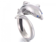 HY Wholesale Popular Rings Jewelry Stainless Steel 316L Rings-HY0150R0054