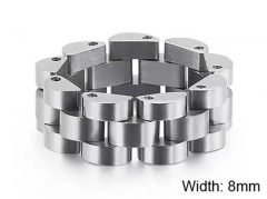 HY Wholesale Popular Rings Jewelry Stainless Steel 316L Rings-HY0150R0001