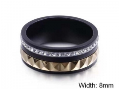 HY Wholesale Popular Rings Jewelry Stainless Steel 316L Rings-HY0150R0104