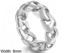 HY Wholesale Popular Rings Jewelry Stainless Steel 316L Rings-HY0150R0086