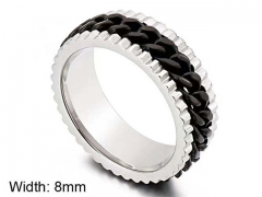 HY Wholesale Popular Rings Jewelry Stainless Steel 316L Rings-HY0150R0271