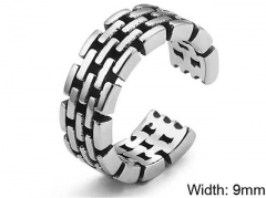 HY Wholesale Popular Rings Jewelry Stainless Steel 316L Rings-HY0150R0350