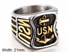 HY Wholesale Popular Rings Jewelry Stainless Steel 316L Rings-HY0150R0405