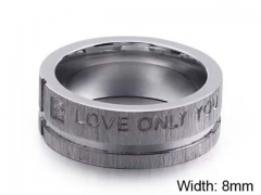 HY Wholesale Popular Rings Jewelry Stainless Steel 316L Rings-HY0150R0284