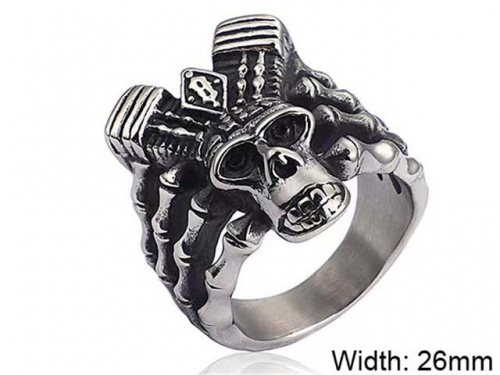 HY Wholesale Popular Rings Jewelry Stainless Steel 316L Rings-HY0150R0345