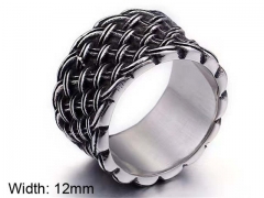 HY Wholesale Popular Rings Jewelry Stainless Steel 316L Rings-HY0150R0381