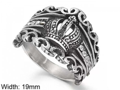 HY Wholesale Popular Rings Jewelry Stainless Steel 316L Rings-HY0150R0206