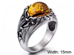 HY Wholesale Popular Rings Jewelry Stainless Steel 316L Rings-HY0150R0074