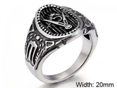 HY Wholesale Popular Rings Jewelry Stainless Steel 316L Rings-HY0150R0390