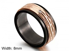 HY Wholesale Popular Rings Jewelry Stainless Steel 316L Rings-HY0150R0268