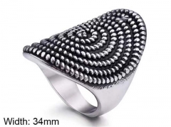 HY Wholesale Popular Rings Jewelry Stainless Steel 316L Rings-HY0150R0340