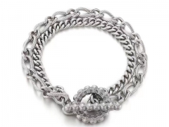 HY Wholesale Bracelets Jewelry 316L Stainless Steel Bracelets Jewelry-HY0151B0816