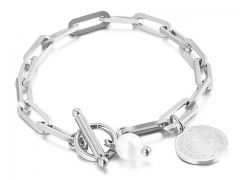 HY Wholesale Bracelets Jewelry 316L Stainless Steel Bracelets Jewelry-HY0151B0387