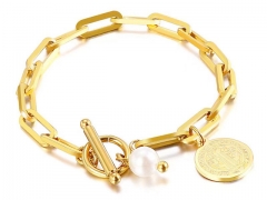 HY Wholesale Bracelets Jewelry 316L Stainless Steel Bracelets Jewelry-HY0151B0386