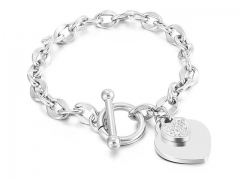HY Wholesale Bracelets Jewelry 316L Stainless Steel Bracelets Jewelry-HY0151B0849