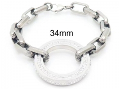 HY Wholesale Bracelets Jewelry 316L Stainless Steel Bracelets Jewelry-HY0151B0449