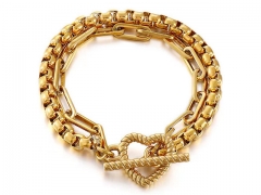 HY Wholesale Bracelets Jewelry 316L Stainless Steel Bracelets Jewelry-HY0151B0801
