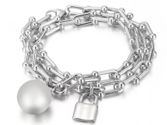 HY Wholesale Bracelets Jewelry 316L Stainless Steel Bracelets Jewelry-HY0151B0004