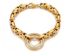 HY Wholesale Bracelets Jewelry 316L Stainless Steel Bracelets Jewelry-HY0151B0711