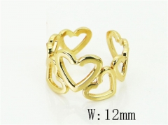 HY Wholesale Rings Jewelry Stainless Steel 316L Rings-HY41R0061GJO