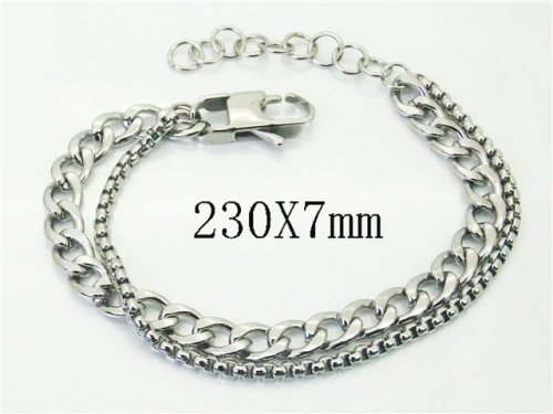 HY Wholesale Bracelets 316L Stainless Steel Jewelry Bracelets-HY41B0177PC