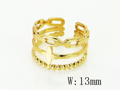 HY Wholesale Rings Jewelry Stainless Steel 316L Rings-HY41R0060BJO