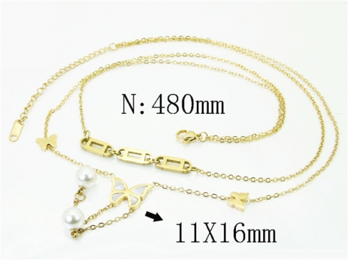 HY Wholesale Stainless Steel 316L Jewelry Necklaces-HY80N0904ML