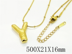 HY Wholesale Stainless Steel 316L Jewelry Necklaces-HY89N0028LLY
