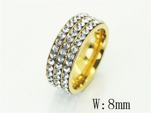 HY Wholesale Rings Jewelry Stainless Steel 316L Rings-HY62R0119LE